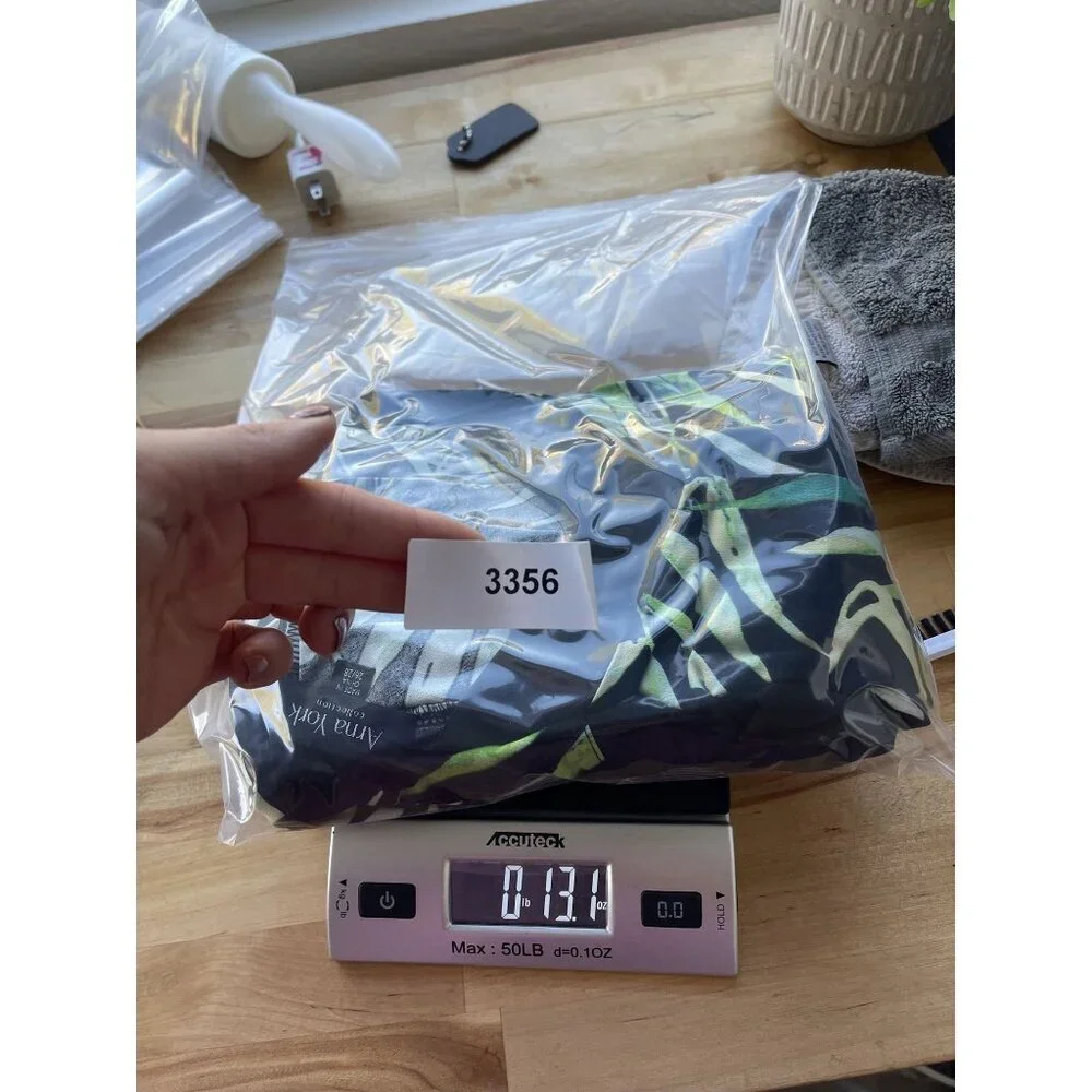 Arna‎ York Floral Tunic Dress 26/28 Hawaiian Tropical Resort Wear Travel V Neck - Picture 9 of 9